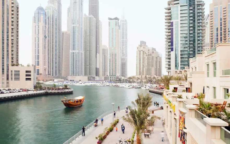 دبی مارینا ؛ از هتل‌های مجلل تا تنوع آبزیان خط ساحلی مارینادوبی